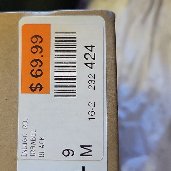 Black, corset tie, heel brand- indigo rd, size 9M , suede - Picture 6 of 7